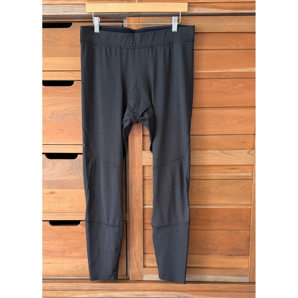 Men's‎ Hylete Long Pull On Athletic Pants Size XXL Black Training Athleisure